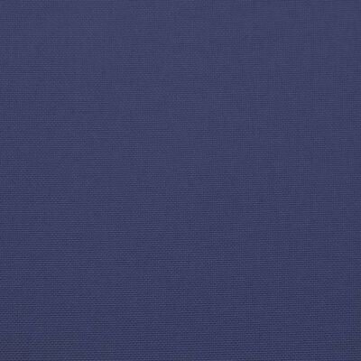 vidaXL Ensemble de coussins en palette bleu marine 60x40x12 cm tissu