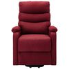 vidaXL Fauteuil Rouge bordeaux Tissu