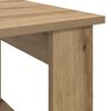 vidaXL Table basse Ch&ecirc;ne artisanal 72 x 50 x 50 cm Bois d'ing&eacute;nierie