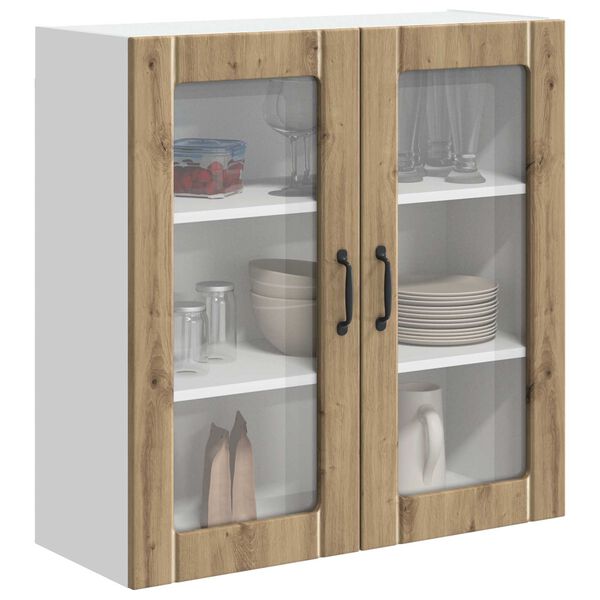 vidaXL Armoire de cuisine Ch&ecirc;ne artisanal 80 x 31 x 80 cm