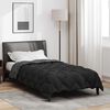 vidaXL Duvet d'hiver Noir et anthracite 200 x 140 cm Microfibre