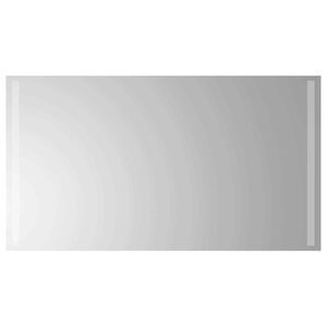 vidaXL Miroir de salle de bain LED Transparent 90 x 50 cm verre tremp&eacute;