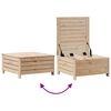 vidaXL Salon de jardin 6 pcs avec coussins Bois de pin massif