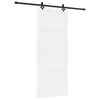 vidaXL Porte coulissante ORKDAL Blanc 93 x 232 cm Pin massif