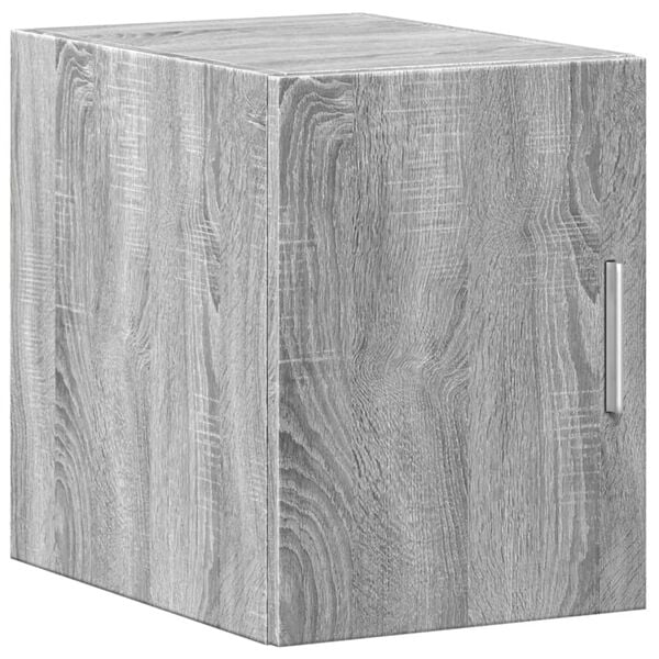 vidaXL Armoire murale sonoma gris 30x42,5x40 cm bois d'ing&eacute;nierie