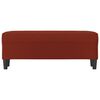 vidaXL Banc Rouge bordeaux 100x35x41 cm Similicuir
