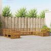 vidaXL Ensembles de canap&eacute;s 9 pcs Naturel Bois d'Acacia Massif