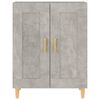 vidaXL Buffet Gris b&eacute;ton 69,5x34x90 cm Bois d'ing&eacute;nierie