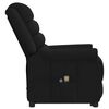 vidaXL Fauteuil de massage Noir Similicuir