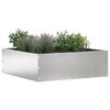 vidaXL Bordure de Pelouse Argent 40 x 40 x 13 cm Acier inoxydable