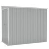 vidaXL Abri de jardin mural Gris 118x194x178 cm M&eacute;tal galvanis&eacute;