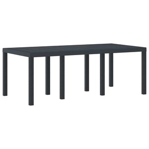 vidaXL Table de jardin pour repas Anthracite 200 x 100 x 73 cm