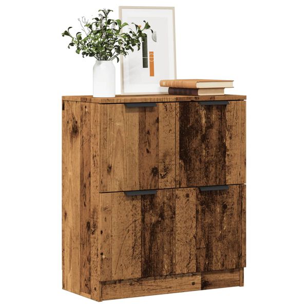 vidaXL Buffet vieux bois 60x30x70 cm bois d'ing&eacute;nierie