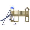 vidaXL Aire de jeux d'ext&eacute;rieur bois de pin impr&eacute;gn&eacute;