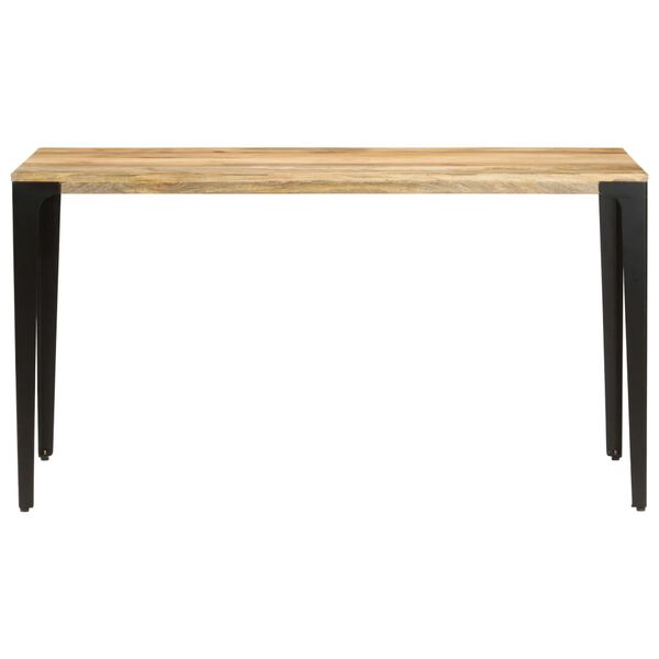 vidaXL Table de salle à manger 140x70x76 cm Bois de manguier massif