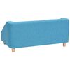 vidaXL Canap&eacute; pour chien Turquoise 85x50x39 cm Lin