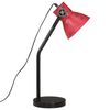vidaXL Lampe de bureau 25 W rouge d&eacute;lav&eacute; 17x17x60 cm E27