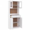 vidaXL Buffet ALTA blanc 77x35x188 cm bois massif de pin