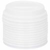 vidaXL Couvercles de tasses à café en papier Ø80 mm 8oz 1000 pcs blanc