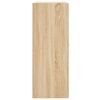 vidaXL Armoires murales 2 pcs ch&ecirc;ne sonoma bois d'ing&eacute;nierie