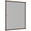 vidaXL Moustiquaire pour fen&ecirc;tres Marron 100x120 cm