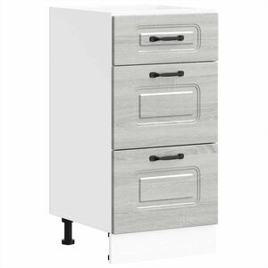 vidaXL Armoire de cuisine Kalmar sonoma gris bois d'ing&eacute;nierie