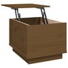 vidaXL Table basse Marron miel 40x50x35 cm Bois massif de pin