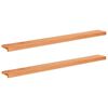 vidaXL Appuis de fen&ecirc;tre 2 pc Vernis 160 x 15 x 2 cm