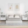 vidaXL Cabinet de chevet 2 pcs Blanc 49 x 36 x 61 cm Bois d'ing&eacute;nierie