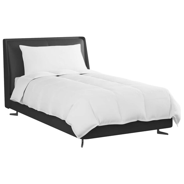 vidaXL Duvet d'&eacute;t&eacute; simple avec oreiller 2 pcs Blanc Plume de canard
