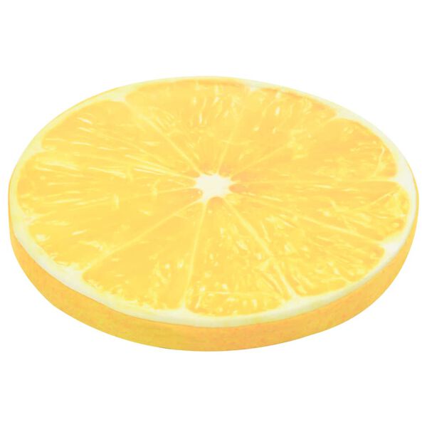 vidaXL Coussin lot de 2 Imprimé fruits Orange