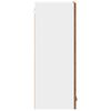 vidaXL Armoire suspendue Bois ancien et Blanc 30 x 31 x 80 cm