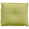 vidaXL Coussin de Dos Vert clair 60 x 19 x 50 cm tissu