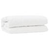 vidaXL Ensemble de Duvet avec oreiller 2 pcs Blanc Microfibre