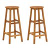 vidaXL Ensemble de bar de jardin 3 pcs bois d'acacia solide