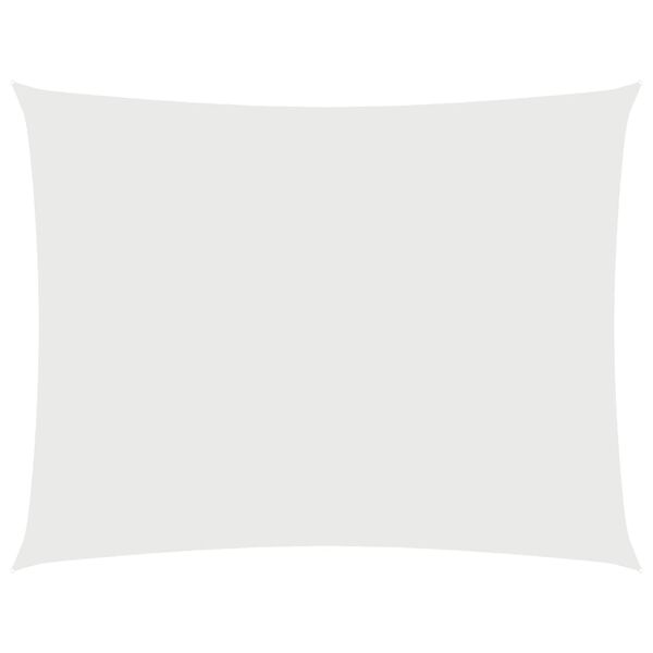 vidaXL Voile de parasol tissu oxford rectangulaire 2x3,5 m blanc