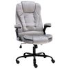 vidaXL Chaise de bureau Gris clair Velours