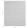 vidaXL Moustiquaire magnétique fenêtre Blanc 100x120 cm Fibre de verre