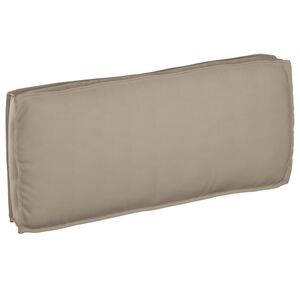 vidaXL Coussin pour assise / dossier de palette Taupe 120 x 50 x 12 cm