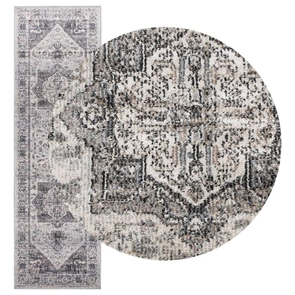vidaXL Tapis ARBIZU int&eacute;rieur ext&eacute;rieur design vintage 80x250 cm