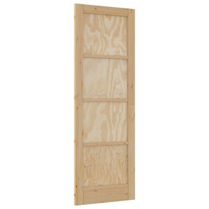 vidaXL Porte int&eacute;rieure 73,5 x 211 cm Contreplaqu&eacute; Naturel