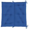 vidaXL Coussin de banc de jardin bleu 100x(50+50)x7 cm tissu oxford