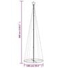 vidaXL Arbre de Noël cône 310 LED Blanc chaud 100x300 cm