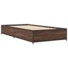 vidaXL Cadre de lit sans matelas ch&ecirc;ne marron 90x190 cm
