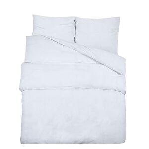 vidaXL Ensemble de housse de couette Blanc 240x220 cm Coton