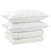 vidaXL Ensemble de couette et d'oreiller 3 pc 200x240 cm 4 saisons