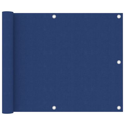 vidaXL Écran de balcon Bleu 75x400 cm Tissu Oxford