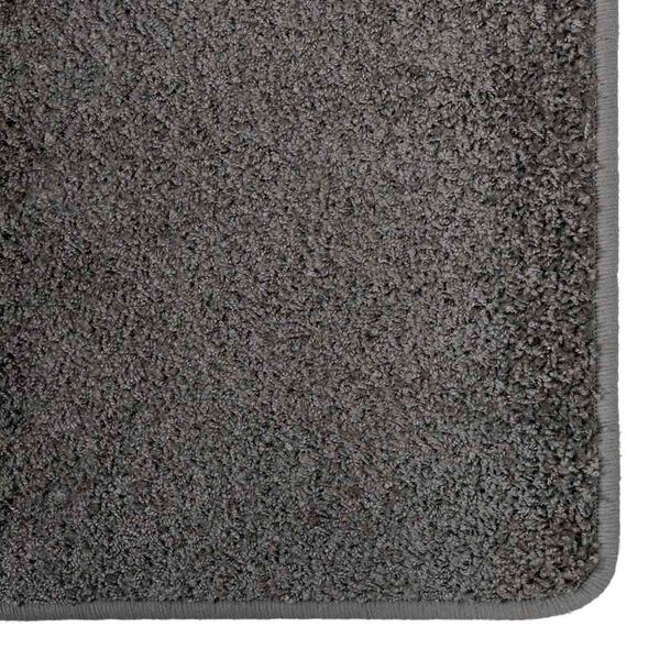 vidaXL Tapis Couloir Gris 80 x 500 cm
