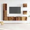 vidaXL Ensemble de meuble TV mural 5 pcs vieux bois bois d'ingénierie