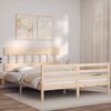 vidaXL Cadre de lit sans matelas 160x200 cm bois massif